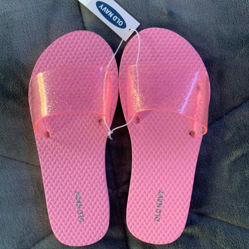 Old Navy Pink Slides